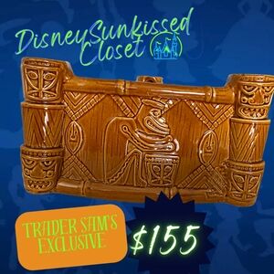 RARE 1st Ed. Trader Sam's Enchanted Tiki Drummer Bowl Disneyland